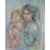 Edna Hibel, Mother and Child