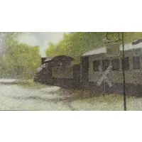 Gordon Haas, New Hope & Ivyland Railroad, Oil on Board