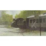 Gordon Haas, New Hope & Ivyland Railroad, Oil on Board