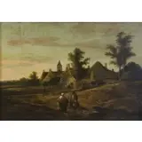Peter de Molyn, Landscape, Oil on Panel