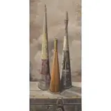 Manuel Hughes, Hunting horns, Oil on Canvas