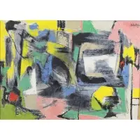 Charles Alston, Summer Afternoon, 1951, Oil on canvas