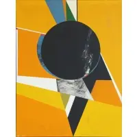 Abstract Composition by Budd Hopkins, Oil on Canvas, sold Mar 2019