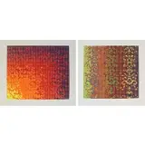 David Roth, Op Art Abstractions, Lot of Two Serigraphs