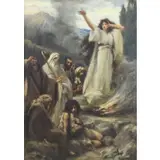 Jan Styka, Old Testament Scene, Oil on Board