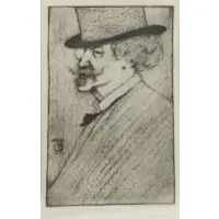 Ernest Haskell, Whistler, 1898, Etching