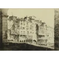 John Taylor Arms, Ponte Vecchio, 1925, Etching