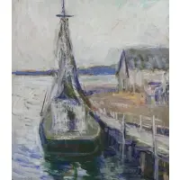 Caroline Bell, Double Sided Painting, Oil on Board