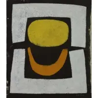 Kim Foon, Abstract Composition, Oil on Canvas