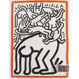 Keith Haring, Fight AIDS Worldwide, 1990, Lithograph