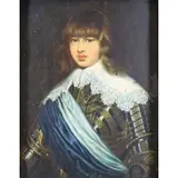 Justus Sustermans, Portrait of Prince Valdemar Christian of Denmark, Oil on Panel