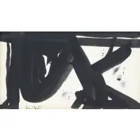 Abstract by Franz Kline, Ink on Paper, sold Jan 2019