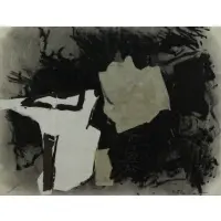 Esteban Vicente, Abstract, Collage on Paper