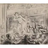 Reginald Marsh, Irving Place Burlesque