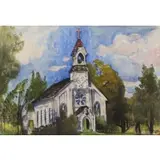 Hayley Lever, A Church Near Morristown, N.J.