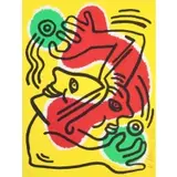 Keith Haring, International Volunteer Day, 1988, Lithograph