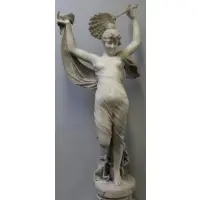Cesare Lapini, Odalisca, Marble Sculpture