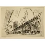 John Marin, Downtown, the El