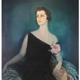 Frederico Masses, Portrait of a Lady, 1925, Oil on Canvas
