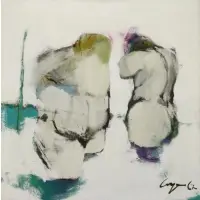Bob Conge, Two Nudes, 1962, Oil on Canvas