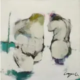 Bob Conge, Two Nudes, 1962, Oil on Canvas
