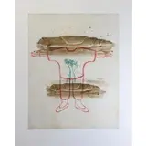 Daivd Salle, Grandiose Synonym for Church, 1986, Etching and Aquatint in Colors