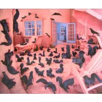 Sandy Skoglund, Gathering Paradise, 1991, Cibachrome Color Print
