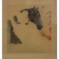 Richard Ranft, Carnival Scene, Lithograph
