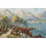 E. OIl on Canvas Simon, Cap Martin