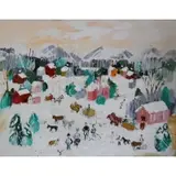 Charles Cobelle, Winter Scene