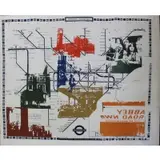 Deborah Freed, London Transit Map in the Manner of Warhol, Photo Silkscreen on Canvas