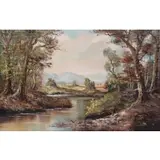 K. G Gatermann, Landscape, Oil on Canvas