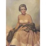 Bradshaw Crandell, Portrait of Mrs. Bruce Forbes, 1955, Oil on Canvas