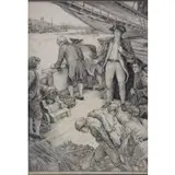 Louis Rhead, Treasure Island, Ink on Paper