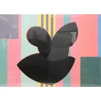 Sidney Guberman, Vert Fonce, 1989, Serigraph