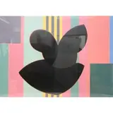 Sidney Guberman, Vert Fonce, 1989, Serigraph