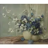 A. D. Greer, Floral Still Life, Print