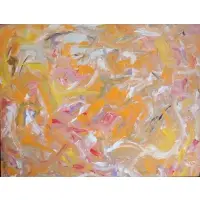 Hyo Soo Kim, Abstract Composition, Acrylic On Canvas