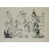 Lloyd McNeill, Willie's Theme, 1994, Lithograph