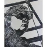 Jack Beal, Self Portrait, Lithograph