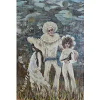 Kees Roman, Fantasy Scene, Oil On Canvas