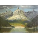 D.F Allan, Mountainous Landscape, Oil On Canvas