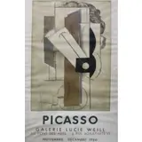 Galerie Lucie Weill Poster by Pablo Picasso, Lithographic Poster, sold Oct 2018