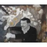 Jacqueline Farrell, Portrait of a Man, Oil on Canvas
