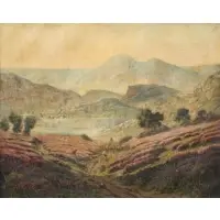Adrien Schulz, Landscape, Oil on Canvas