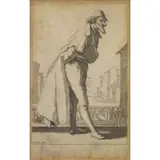 Jacques Callot, Pantalon, Etching on Laid Paper Inscribed 'Ja