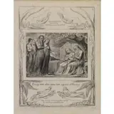 William Blake, Book of Job: Every one also gave him a piece of money (Plate 19), Engraving