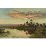 Benjamin Williams Leader, Benjamin Williams Leader (English, 1831 - 1923), Oil on Canvas
