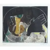 George Braque, Pichet et Oiseau, Etching and Aquatint