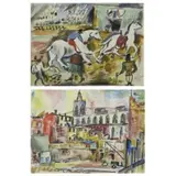 David Burliuk, Circus 1932 & Village Church